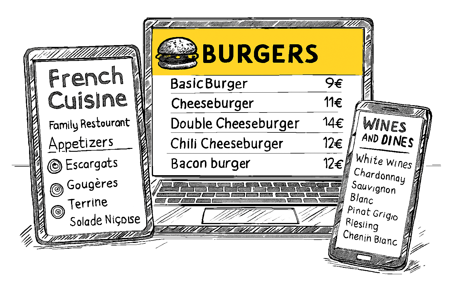 Digital Menu